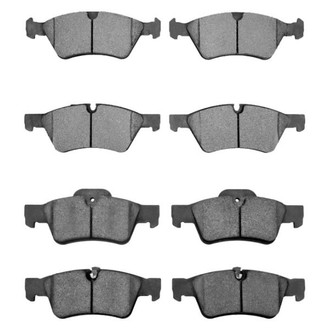 DFC® - 5000 Advanced Low Metallic Front and Rear Disc Brake Pad Set