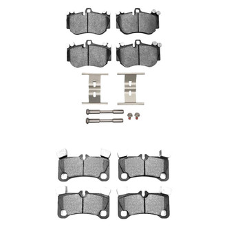 DFC® - 5000 Advanced Low Metallic Front and Rear Disc Brake Pad Set