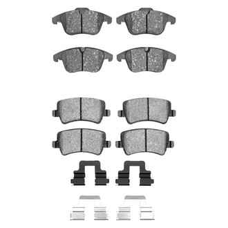 DFC® - 5000 Advanced Low Metallic Front and Rear Disc Brake Pad Set