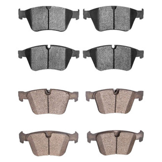 DFC® - 5000 Advanced Low Metallic Front and Rear Disc Brake Pad Set