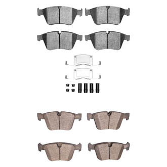 DFC® - 5000 Advanced Low Metallic Front and Rear Disc Brake Pad Set