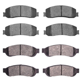DFC® - 5000 Advanced Semi-Metallic Front and Rear Disc Brake Pad Set