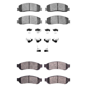 DFC® - 5000 Advanced Semi-Metallic Front and Rear Disc Brake Pad Set