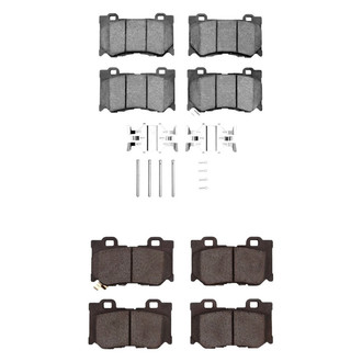 DFC® - 5000 Advanced Ceramic Front and Rear Disc Brake Pad Set