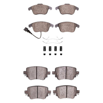 DFC® - 5000 Advanced Ceramic Front and Rear Disc Brake Pad Set