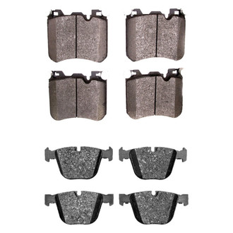 DFC® - 5000 Advanced Low Metallic Front and Rear Disc Brake Pad Set