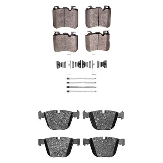 DFC® - 5000 Advanced Low Metallic Front and Rear Disc Brake Pad Set