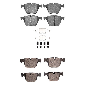 DFC® - 5000 Advanced Low Metallic Front and Rear Disc Brake Pad Set