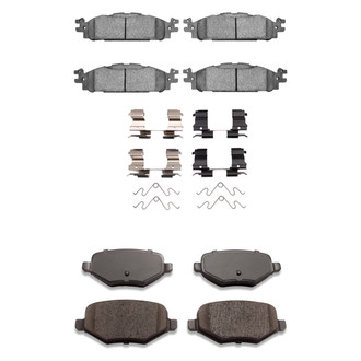DFC® - 5000 Advanced Ceramic Front and Rear Disc Brake Pad Set