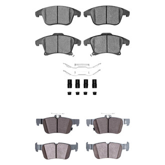 DFC® - 5000 Advanced Ceramic Front and Rear Disc Brake Pad Set