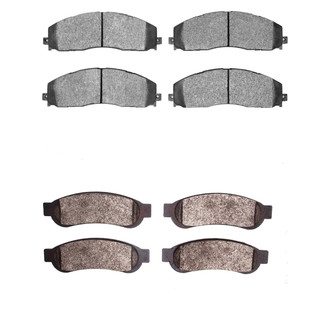 DFC® - 5000 Advanced Semi-Metallic Front and Rear Disc Brake Pad Set