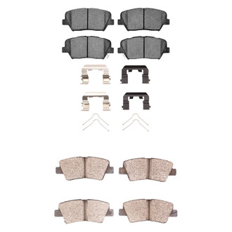 DFC® - 5000 Advanced Ceramic Front and Rear Disc Brake Pad Set