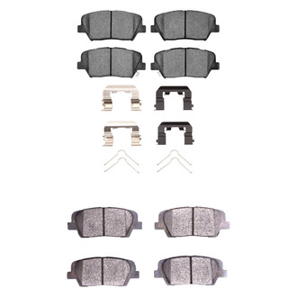 DFC® - 5000 Advanced Ceramic Front and Rear Disc Brake Pad Set
