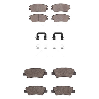 DFC® - 5000 Advanced Ceramic Front and Rear Disc Brake Pad Set