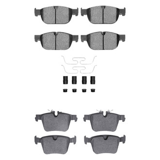 DFC® - 5000 Advanced Low Metallic Front and Rear Disc Brake Pad Set