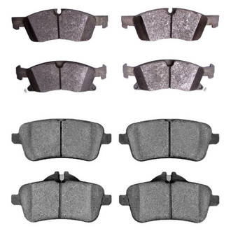 DFC® - 5000 Advanced Low Metallic Front and Rear Disc Brake Pad Set
