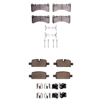 DFC® - 5000 Advanced Low Metallic Front and Rear Disc Brake Pad Set