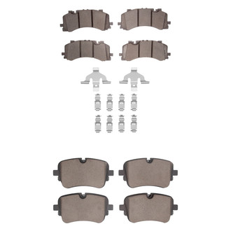 DFC® - 5000 Advanced Low Metallic Front and Rear Disc Brake Pad Set