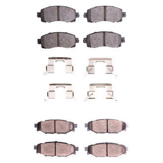 DFC® - 5000 Advanced Ceramic Front and Rear Disc Brake Pad Set