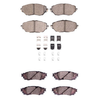 DFC® - 5000 Advanced Ceramic Front and Rear Disc Brake Pad Set