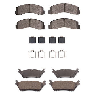 DFC® - 5000 Advanced Ceramic Front and Rear Disc Brake Pad Set