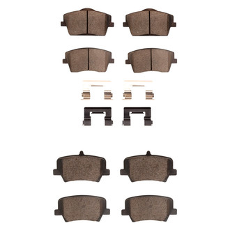 DFC® - 5000 Advanced Ceramic Front and Rear Disc Brake Pad Set
