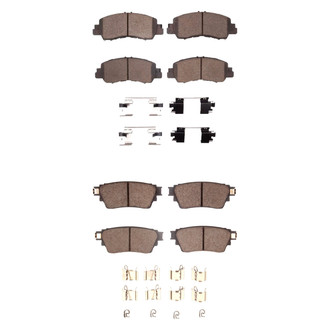 DFC® - 5000 Advanced Ceramic Front and Rear Disc Brake Pad Set