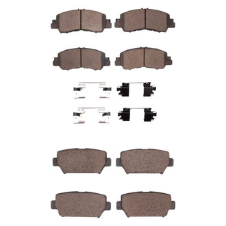 DFC® - 5000 Advanced Ceramic Front and Rear Disc Brake Pad Set