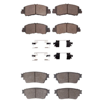 DFC® - 5000 Advanced Ceramic Front and Rear Disc Brake Pad Set