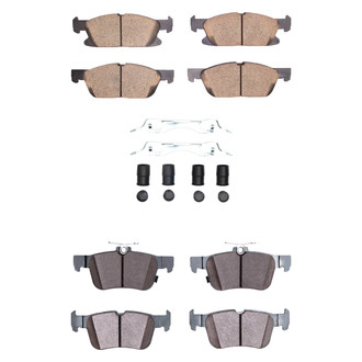 DFC® - 5000 Advanced Ceramic Front and Rear Disc Brake Pad Set