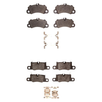 DFC® - 5000 Advanced Low Metallic Front and Rear Disc Brake Pad Set