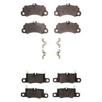 DFC® - 5000 Advanced Low Metallic Front and Rear Disc Brake Pad Set