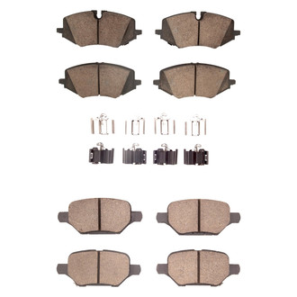DFC® - 5000 Advanced Ceramic Front and Rear Disc Brake Pad Set