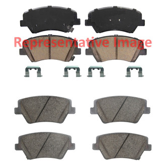 DFC® - 5000 Advanced Ceramic Front and Rear Disc Brake Pad Set