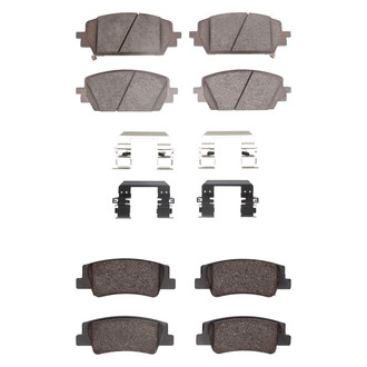 DFC® - 5000 Advanced Ceramic Front and Rear Disc Brake Pad Set