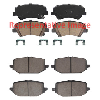 DFC® - 5000 Advanced Ceramic Front and Rear Disc Brake Pad Set