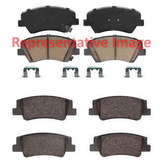 DFC® - 5000 Advanced Ceramic Front and Rear Disc Brake Pad Set
