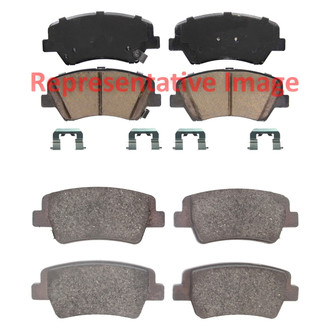 DFC® - 5000 Advanced Ceramic Front and Rear Disc Brake Pad Set
