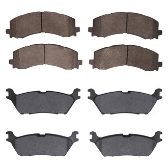 DFC® - 5000 Advanced Semi-Metallic Front and Rear Disc Brake Pad Set