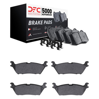 DFC® - 5000 Advanced Semi-Metallic Front and Rear Disc Brake Pad Set