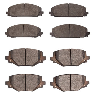 DFC® - 5000 Advanced Semi-Metallic Front and Rear Disc Brake Pad Set