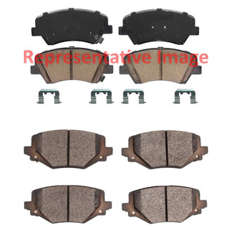 DFC® - 5000 Advanced Semi-Metallic Front and Rear Disc Brake Pad Set