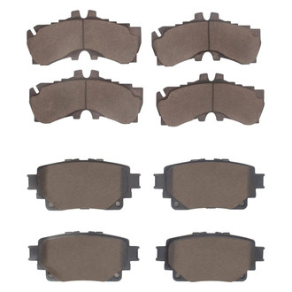 DFC® - 5000 Advanced Ceramic Front and Rear Disc Brake Pad Set