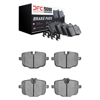 DFC® - 5000 Advanced Low Metallic Front and Rear Disc Brake Pad Set