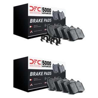 DFC® - 5000 Advanced Low Metallic Front and Rear Disc Brake Pad Set