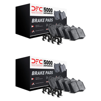 DFC® - 5000 Advanced Low Metallic Front and Rear Disc Brake Pad Set
