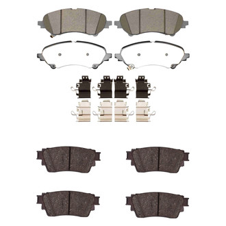 DFC® - 5000 Advanced Ceramic Front and Rear Disc Brake Pad Set
