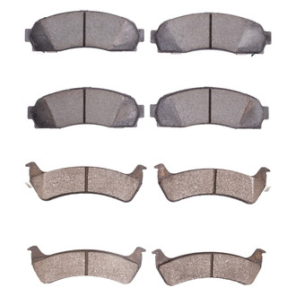 DFC® - 5000 Advanced Semi-Metallic Front and Rear Disc Brake Pad Set