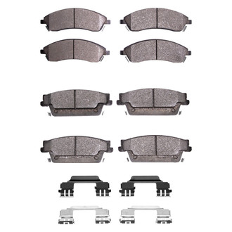 DFC® - 5000 Advanced Ceramic Front and Rear Disc Brake Pad Set