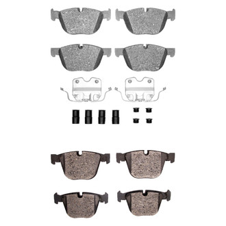 DFC® - 5000 Advanced Low Metallic Front and Rear Disc Brake Pad Set